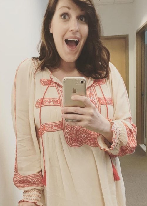 Allison Tolman in a selfie in May 2018