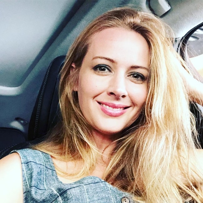 Amy Acker in an Instagram selfie in May 2018