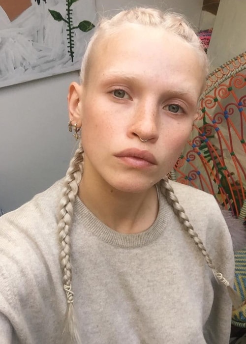 Anja Konstantinova in a selfie in October 2018