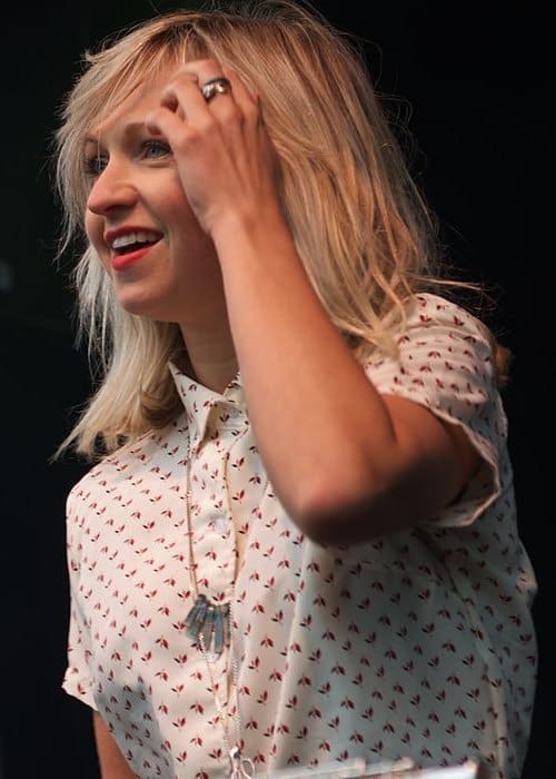 Ashleigh Ball during a performance in April 2013