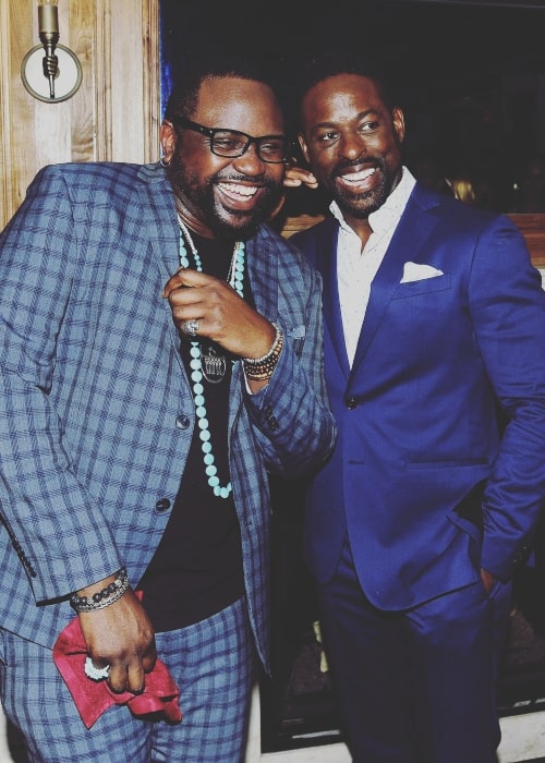 Brian Tyree Henry (Left) with Sterling Brown in May 2018