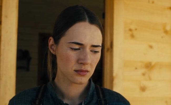 Caren Pistorius in a still from the 2015 film Slow West