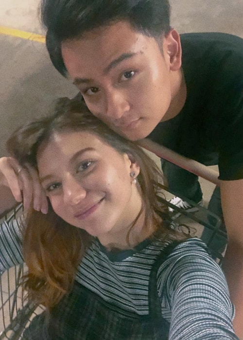 Cassandra Lee in a selfie with Randy Martin in September 2018