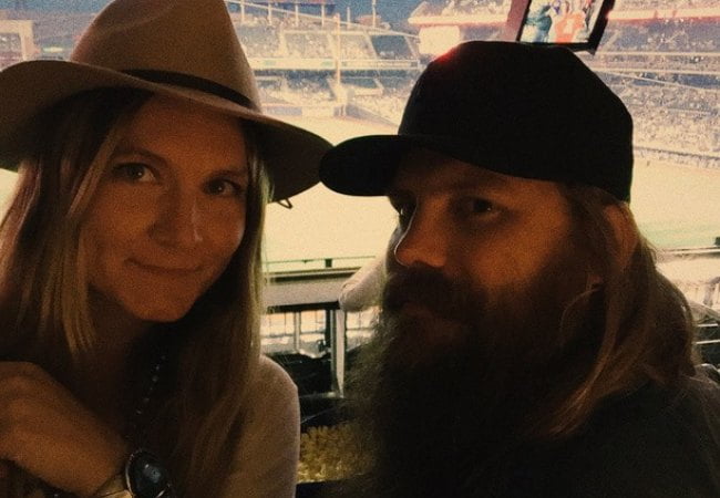 Chris Stapleton and Morgane Stapleton in a selfie in May 2015