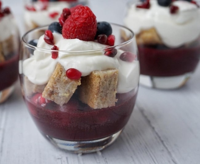 Christmas Cherry Trifle by Lucy Mecklenburgh