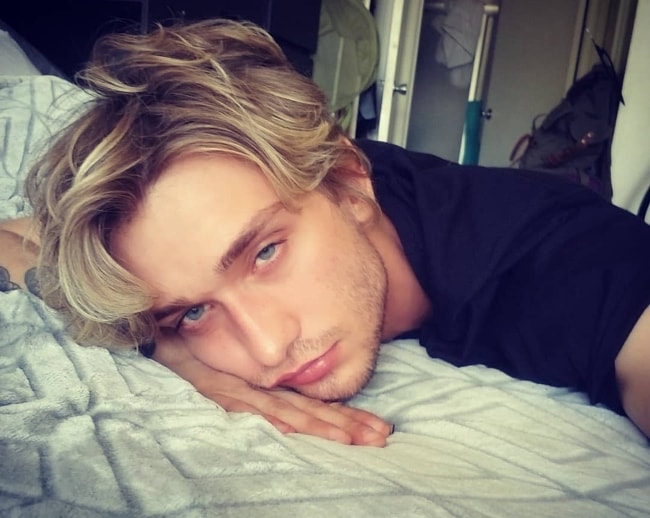 Cody Saintgnue in a selfie in June 2018