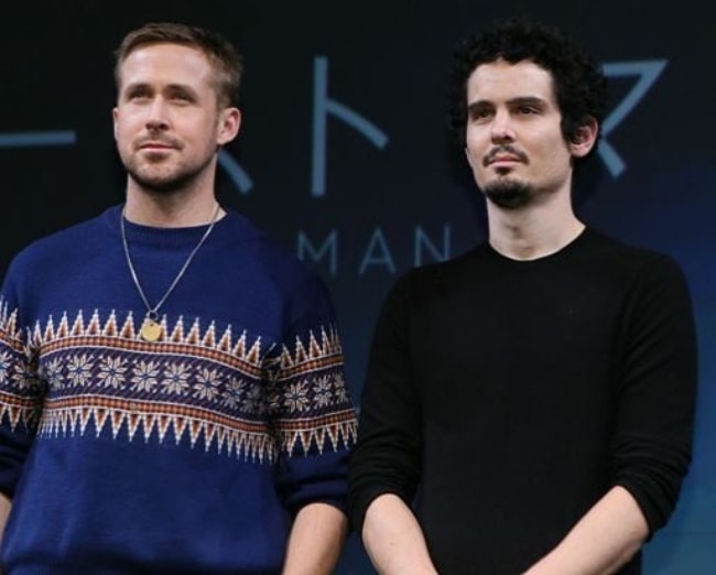 Damien Chazelle (Right) with Ryan Gosling