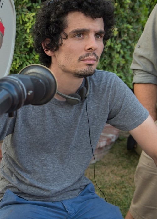 Damien Chazelle while directing 'La La Land'