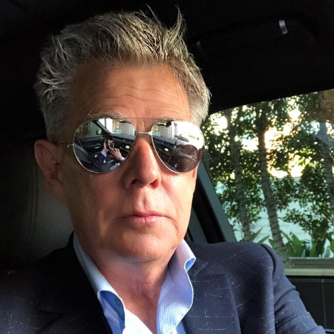 David Foster in a selfie in April 2018