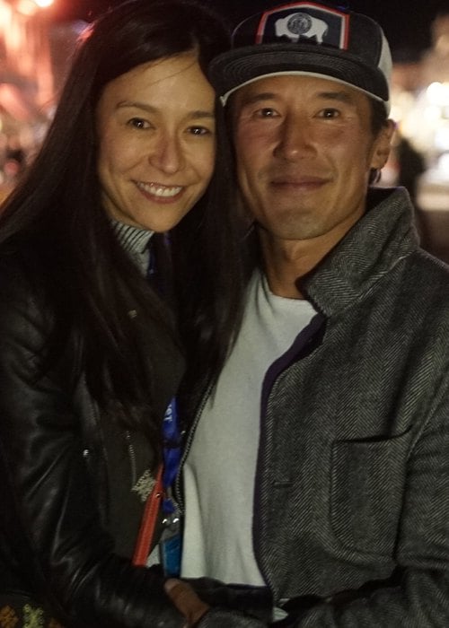 Elizabeth Chai Vasarhelyi and Jimmy Chin as seen in September 2018