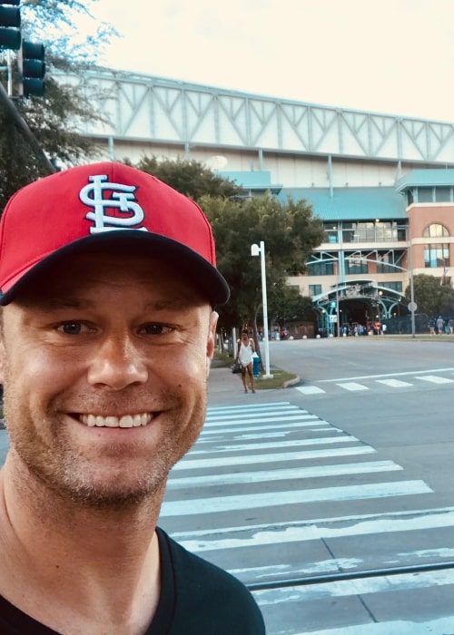 Eric Nenninger in a selfie in Houston, Texas in July 2018