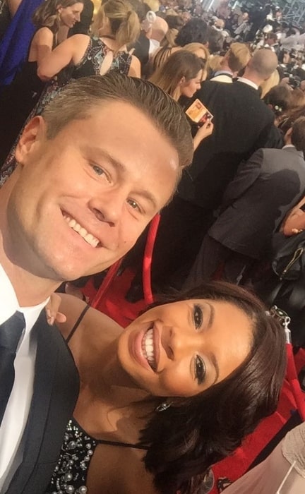 Eric Nenninger in a selfie with Angel Parker in September 2016