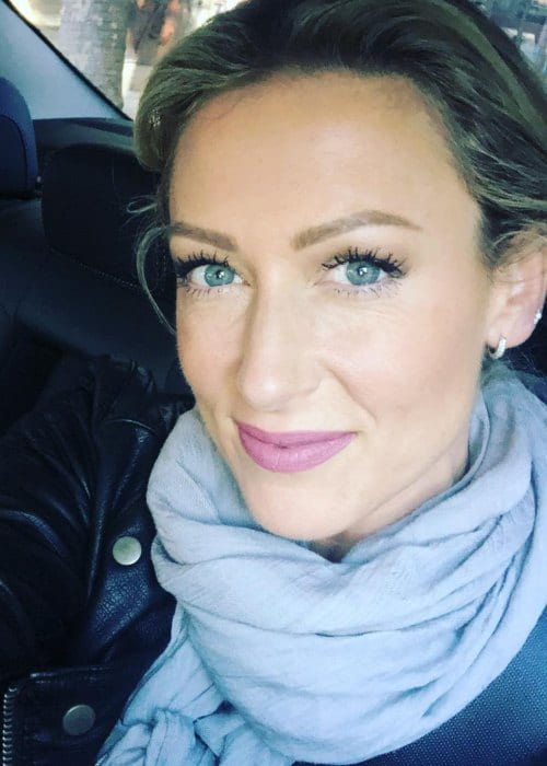 Faye Tozer in a selfie as seen in September 2018