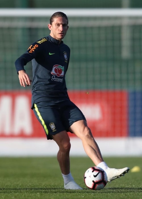 Filipe Luís at Arsenal Training Centre