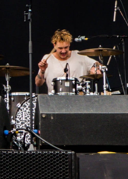 George Daniel during a performance at Bilbao BBK Live in July 2014