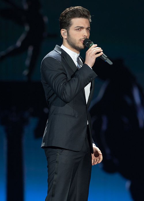 Gianluca Ginoble performing at Eurovision Song Contest in May 2015