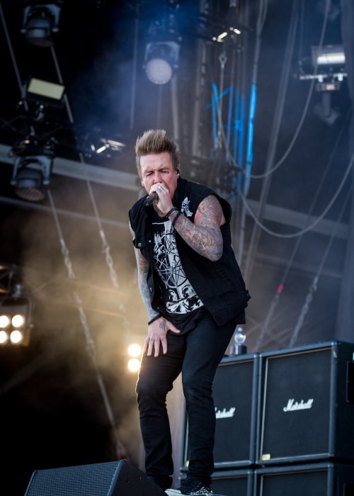 Jacoby Shaddix of Papa Roach performing at Rock am Ring 2015