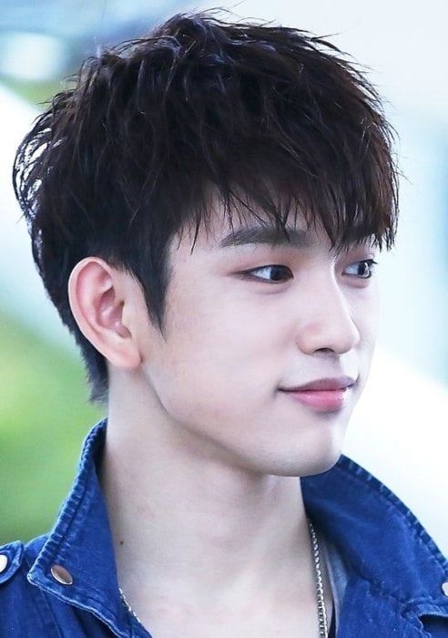 Jinyoung at Music Core fan meeting in October 2015