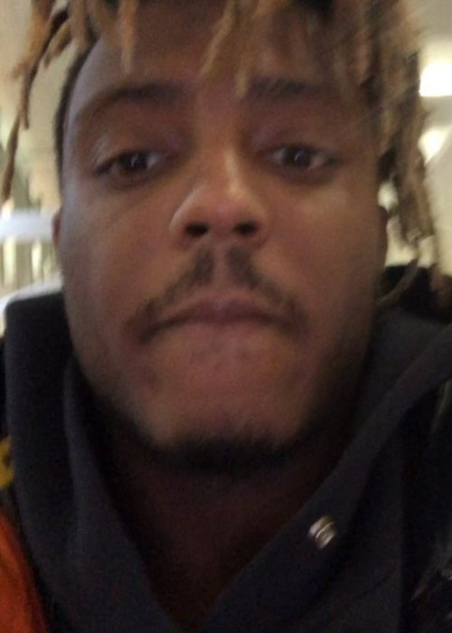 Juice Wrld in an Instagram selfie as seen in October 2018