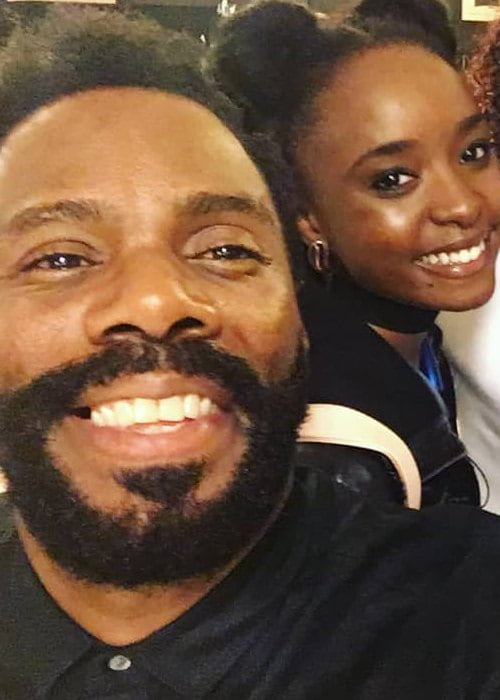 Kiki Layne and Colman Domingo in a selfie in October 2018