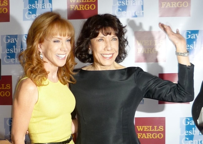 Lily Tomlin with Kathy Griffin (Left) in November 2010