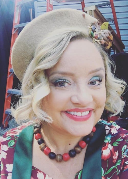 Lucy Davis in an Instagram selfie as seen in December 2018