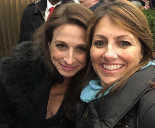 Marin Hinkle (Left) in a selfie in December 2018