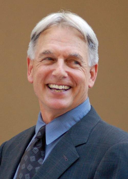 Mark Harmon at a ceremony to receive a star on the Hollywood Walk of Fame in October 2012