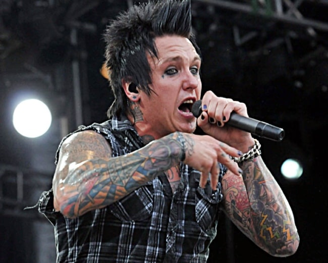 Papa Roach's Jacoby Shaddix as seen while performing at Sziget Festival Budapest in 2010