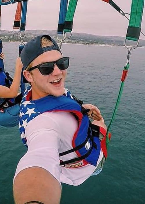 Parker Ferris in an Instagram selfie as seen in July 2016