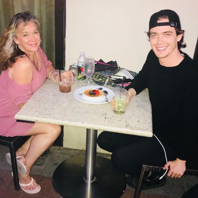 Pearl and mother enjoying a brunch in New Orleans, Louisiana in April 2018