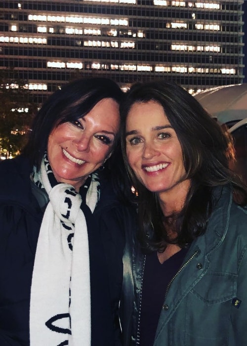 Robin Tunney (Right) with Marcia Clark in March 2018