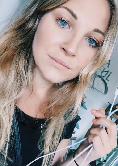 Rozes in an Instagram selfie as seen in August 2018