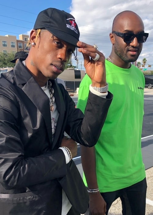 Virgil Abloh (Right) as seen in November 2018