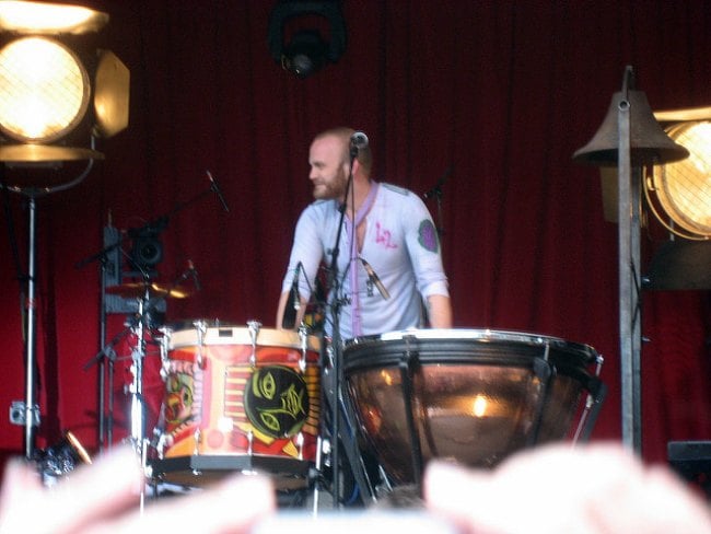 Will Champion during a performance as seen in June 2008