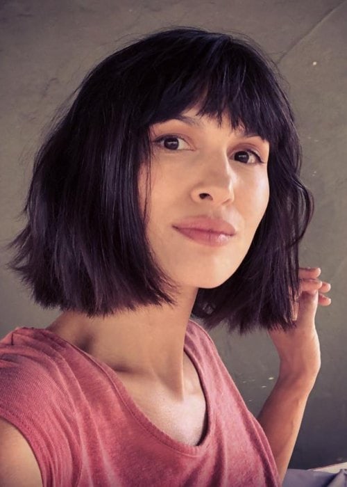 Élodie Yung in a selfie in June 2018