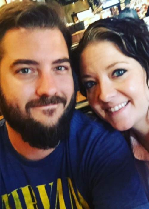 Ashley McBryde in a selfie with her brother Dan on September 15, 2015