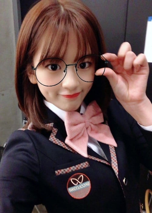 Ahn Yu-jin in a selfie in January 2019