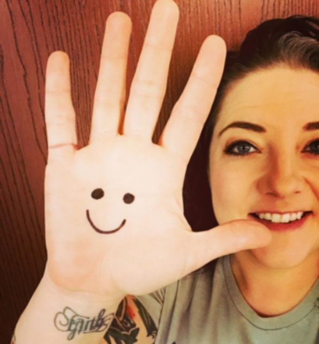 Ashley McBryde celebrating World Adoption Day on November 18, 2018