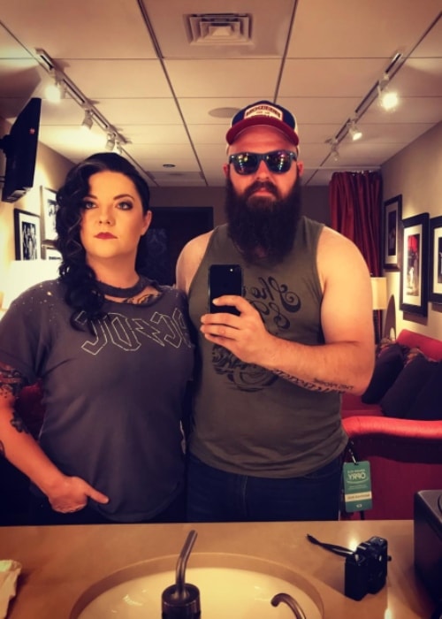 Ashley McBryde with Andrew Sovine in a selfie on June 6, 2018