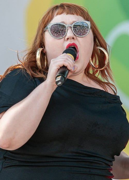 Beth Ditto during a performance in June 2018