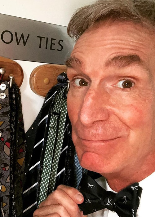 Bill Nye in an Instagram Selfie on National BowTie day 2018