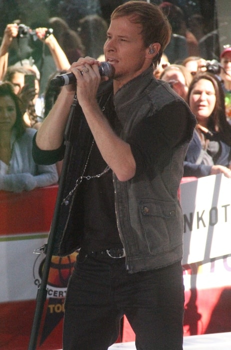 Brian Littrell performing at The Today Show in New York City in June 2011