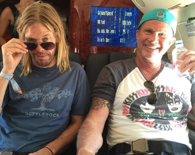 Chad Smith (Right) as seen in May 2016