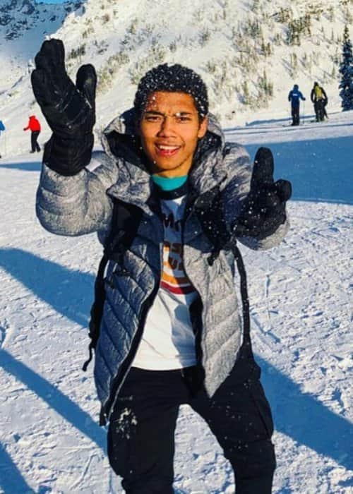 Chance Perdomo in an Instagram post as seen in December 2018