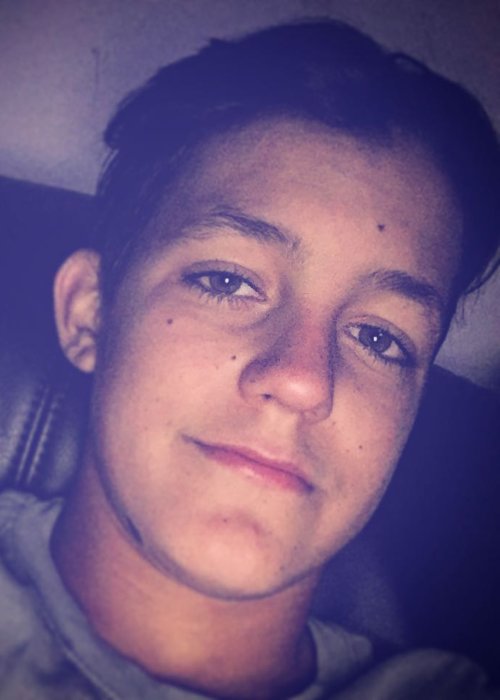 Chase Hudson in an Instagram selfie as seen in July 2017
