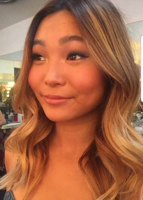 Chloe Kim as seen in December 2017