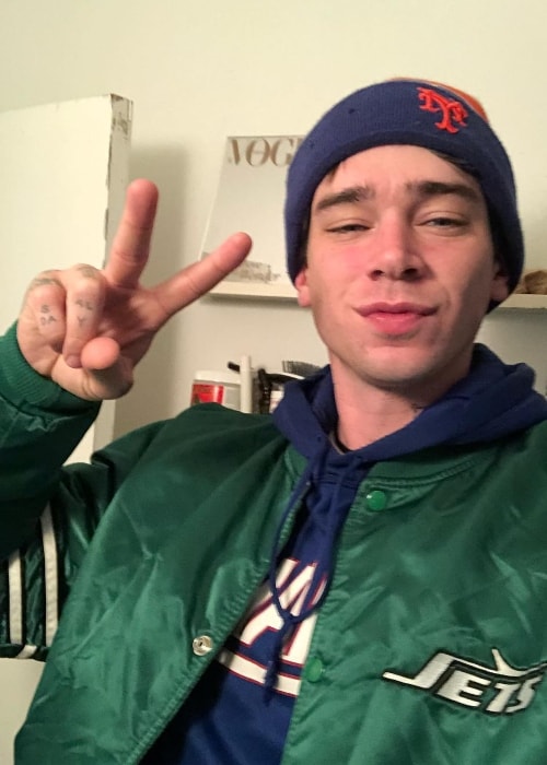 Cole Mohr in a selfie in November 2018