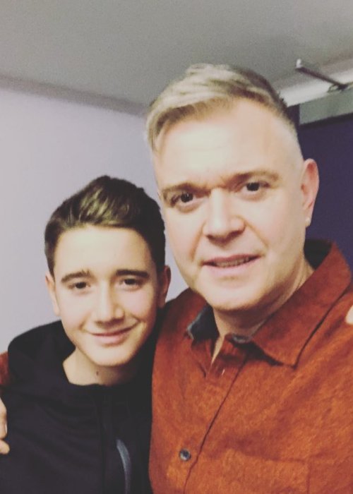 Darren Day (Right) in a selfie with his son as seen in December 2018