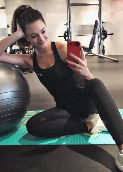 Demi-Leigh Nel-Peters in a selfie in November 2018